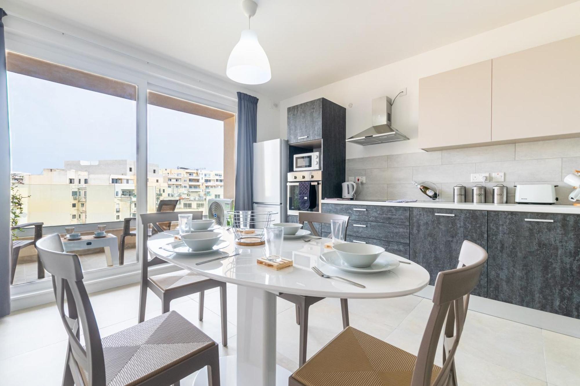 Brand New Apartment 3Bdr 2 Bth H7 San Pawl il-Baħar Kültér fotó